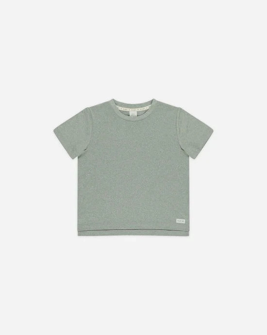 Rylee & Cru Cove Essential Tee - Heathered Eucalyptus