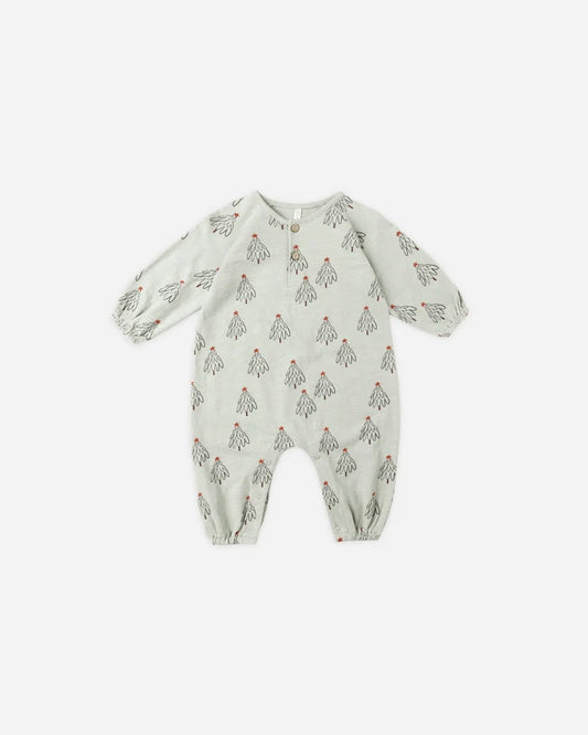 Rylee & Cru Henley Jumpsuit - Trees