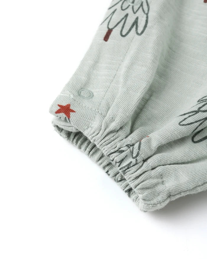 Rylee & Cru Henley Jumpsuit - Trees