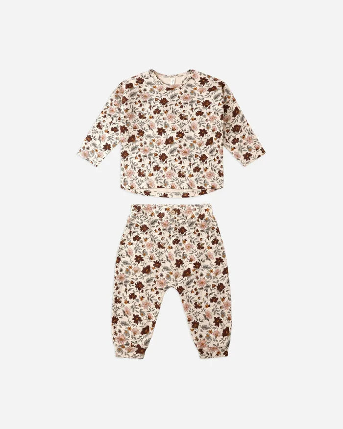 Rylee & Cru Long Sleeve Tee & Pant Set - Posy