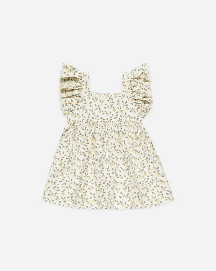Rylee & Cru Mariposa Dress - Lemons