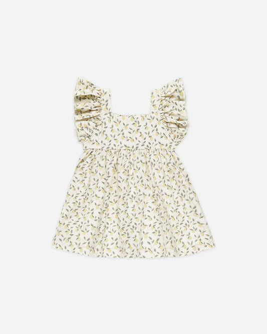 Rylee & Cru Mariposa Dress - Lemons