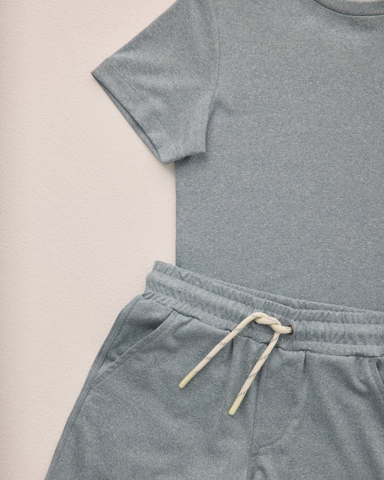 Rylee & Cru Ocean Tech Shorts - Heathered Ocean