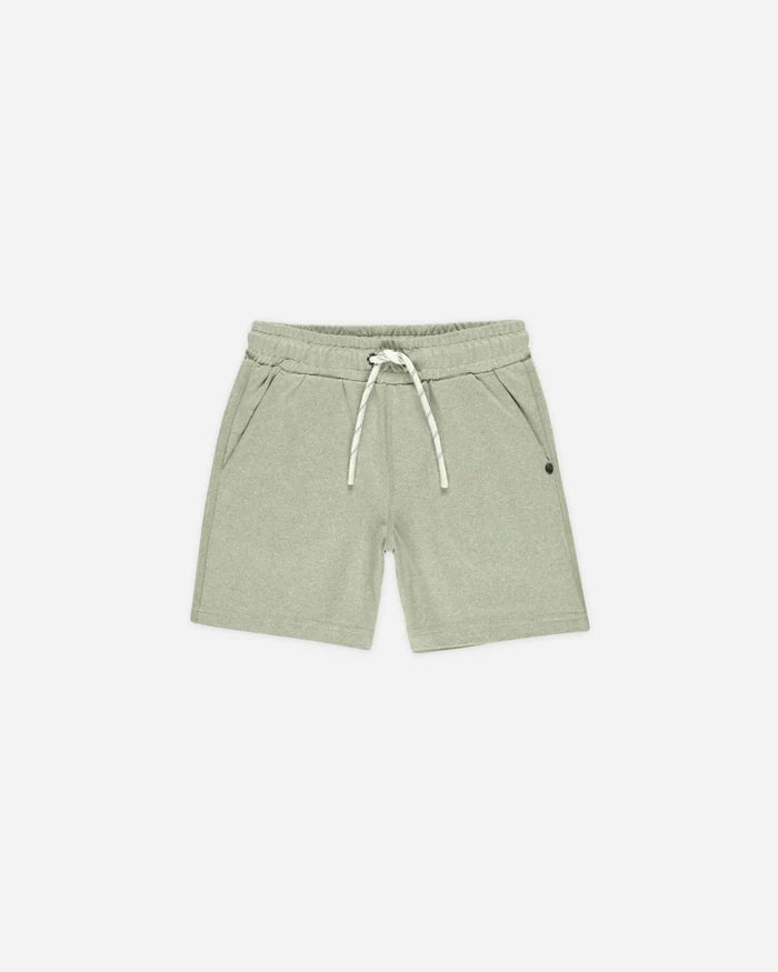 Rylee & Cru Oceanside Tech Short - Heathered Sage