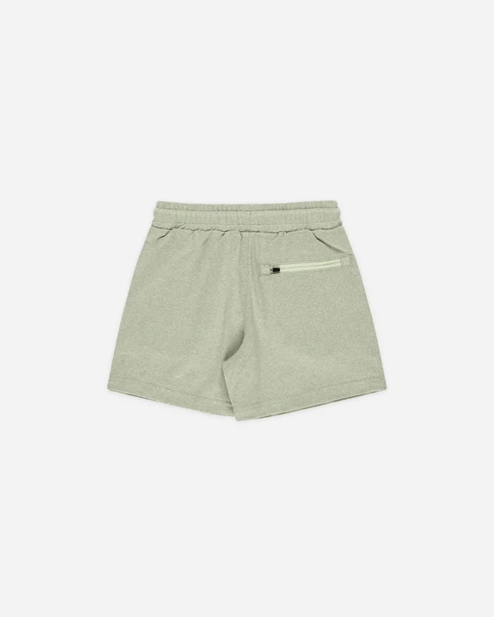 Rylee & Cru Oceanside Tech Short - Heathered Sage