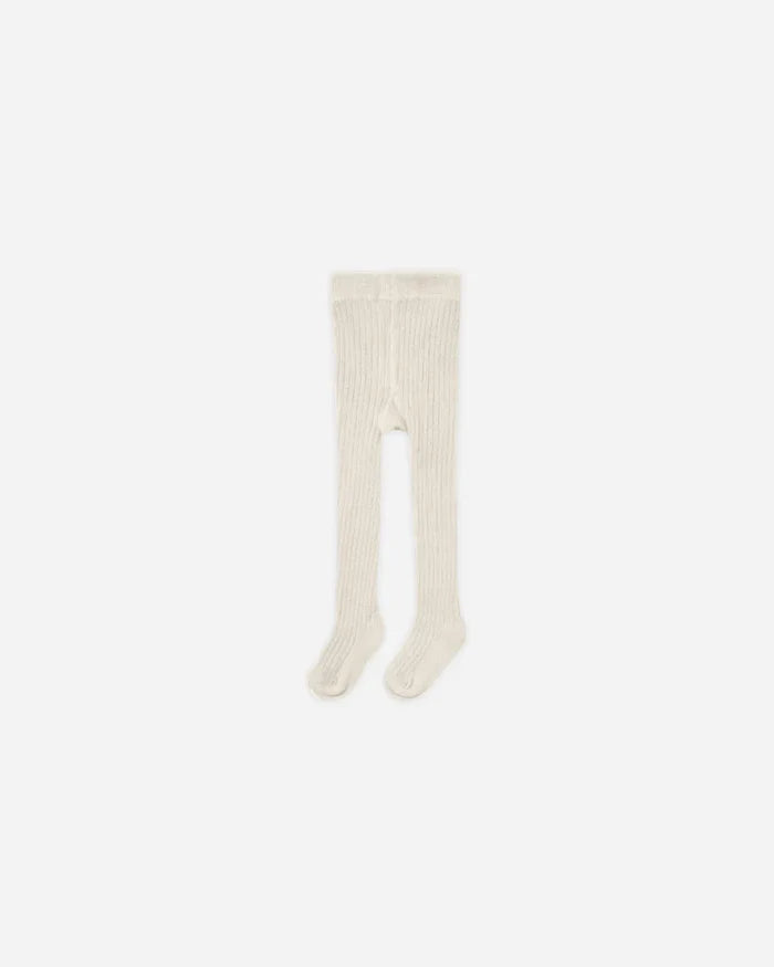 Rylee & Cru Ribbed Tights - Natural