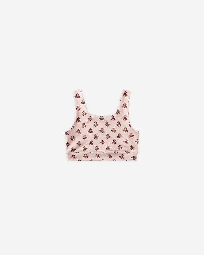 Rylee & Cru Swift Sports Bra - Blush Fleur