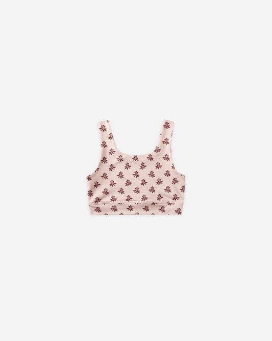 Rylee & Cru Swift Sports Bra - Blush Fleur