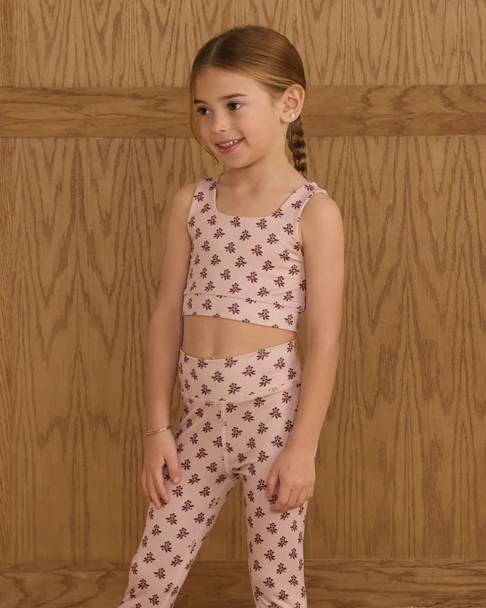 Rylee & Cru Swift Sports Bra - Blush Fleur