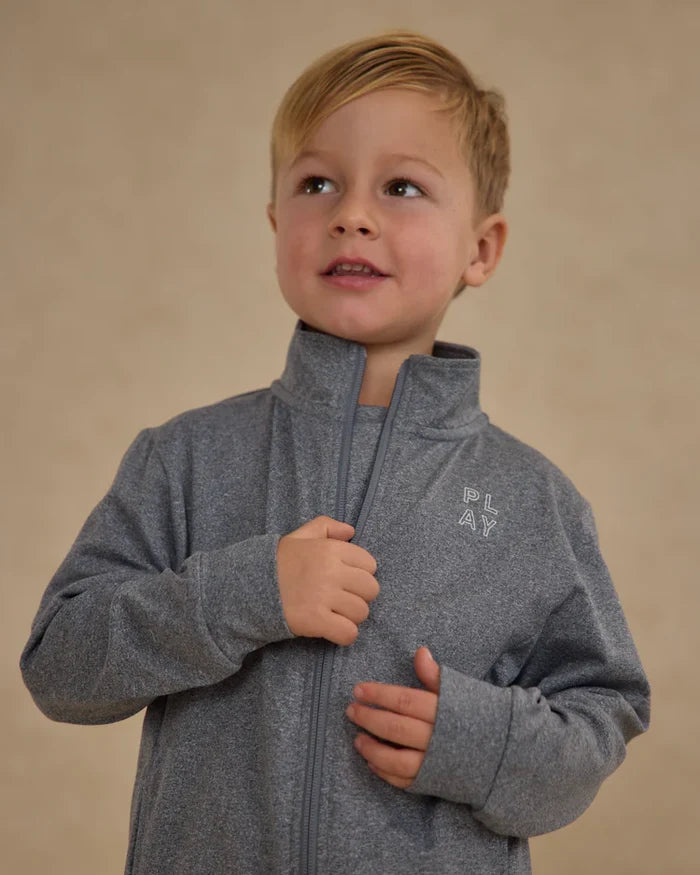 Rylee & Cru Technical Jacket - Heathered Navy