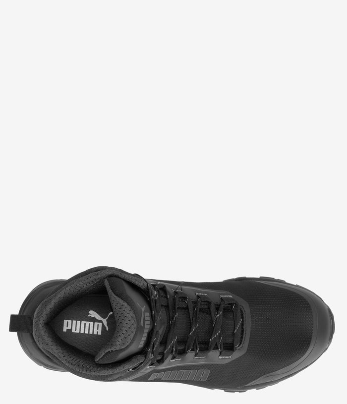 PUMA Safety Fusion Mid Composite Toe Work Shoe - Black/Grey
