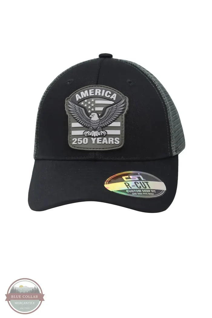 Capsmith SAM250WP America 250 Years Winged Patriot Baseball Cap front view