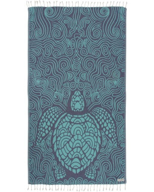 Sand Cloud Swirl Turtle Towel