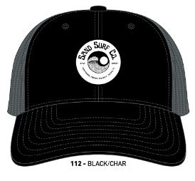 Sand Surf Co. Richardson 112 Trucker Hat - Yin Yang Logo by Sand Surf Co.