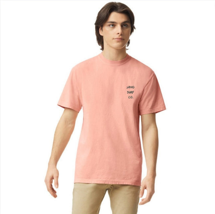 Sand Surf Co. Yin Yang Unisex Tee - Grapefruit by Sand Surf Co.