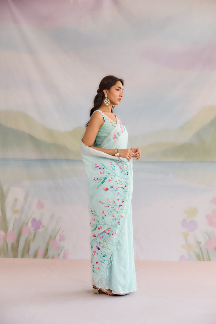 Sargam Linen Sari
