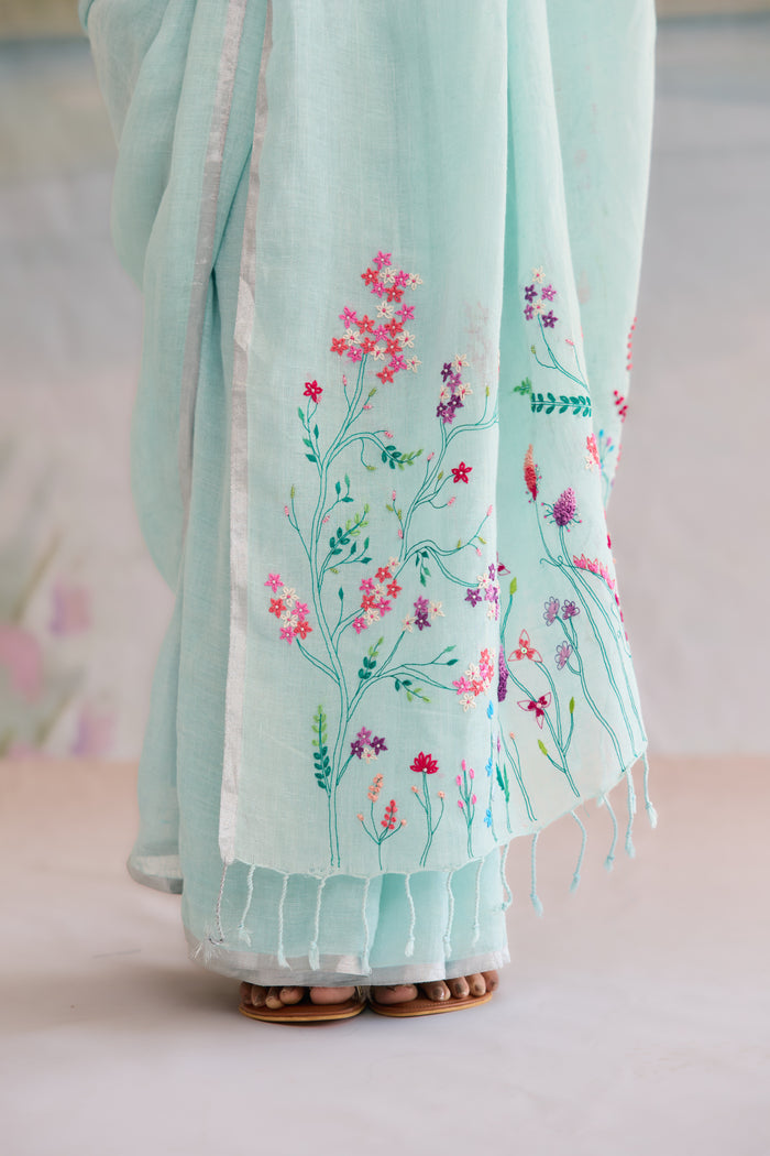 Sargam Linen Sari