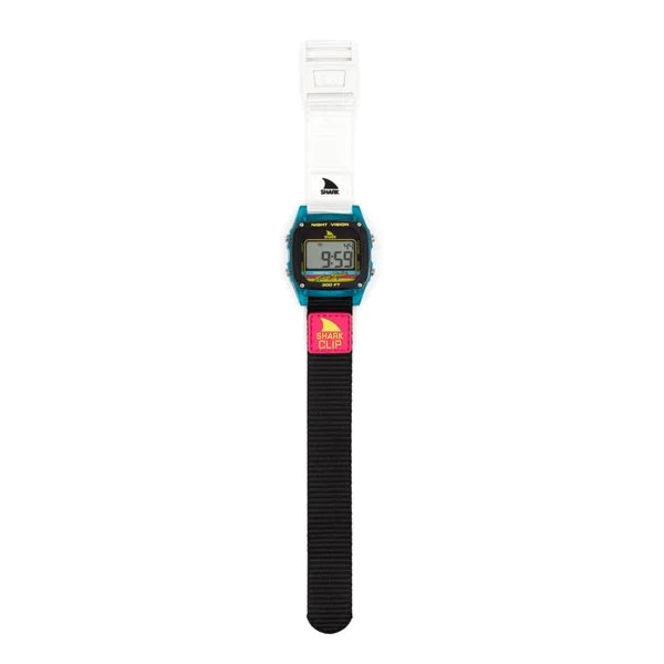 Freestyle Shark Classic Clip Glow 45th Anniversary watch angled view
