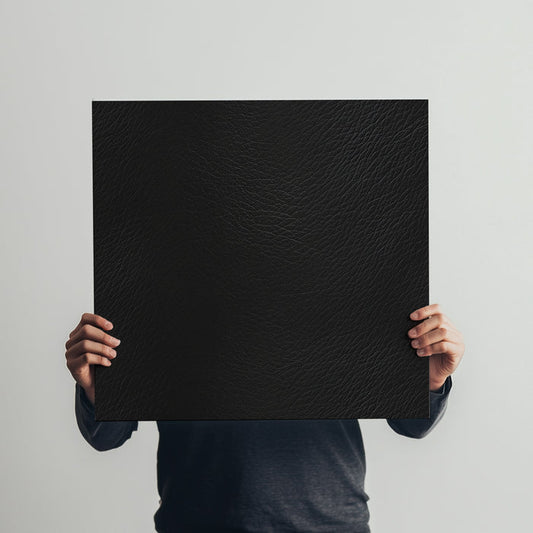 Sharp Black Smooth Leather