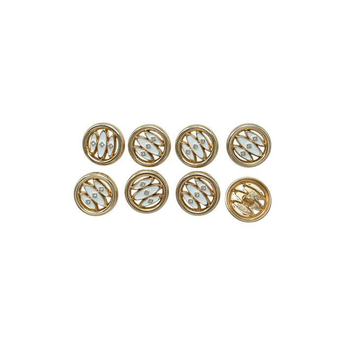 Gold white / 18mm(28L) / 50 Buttons