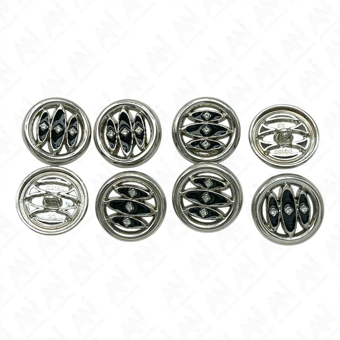 Silver black / 23mm(36L) / 50 Buttons