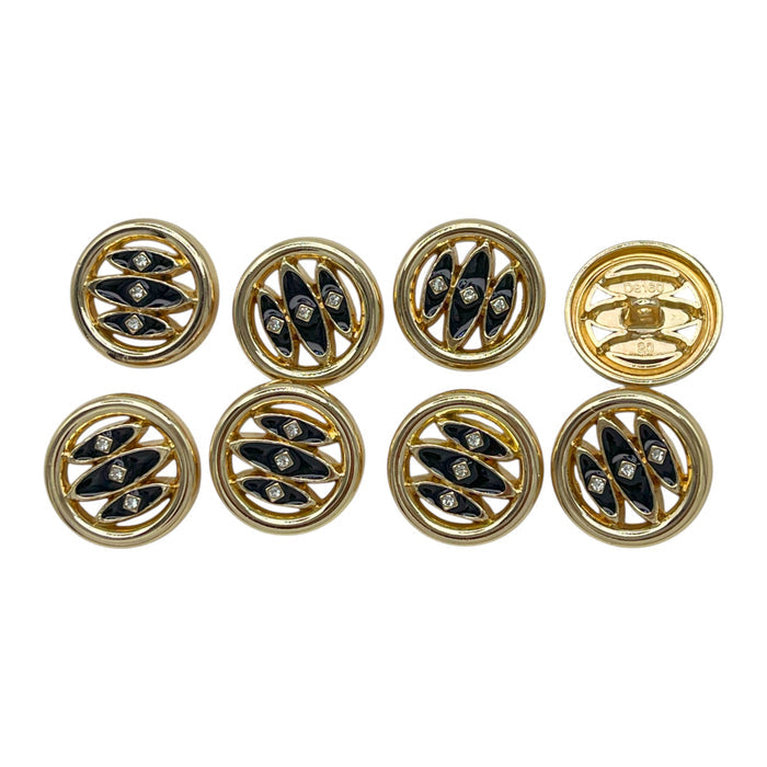 Gold black / 20mm(32L) / 50 Buttons