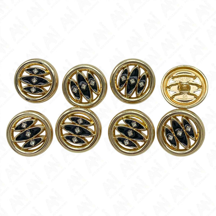 Gold black / 23mm(36L) / 50 Buttons