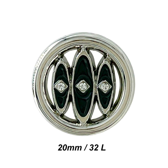 Silver black / 20mm(32L) / 8 Button