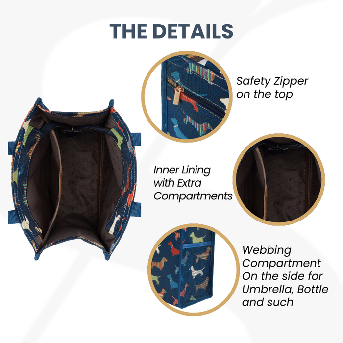 SHOP-DACH | Dachshund SHOPPER BAG