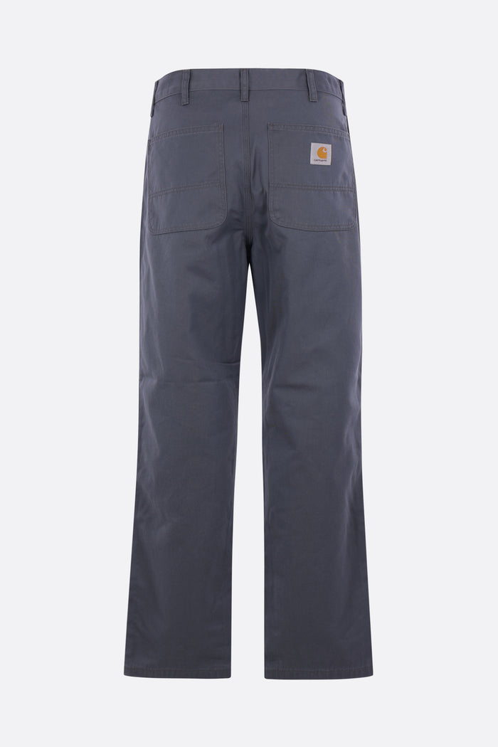 Simple trousers in twill