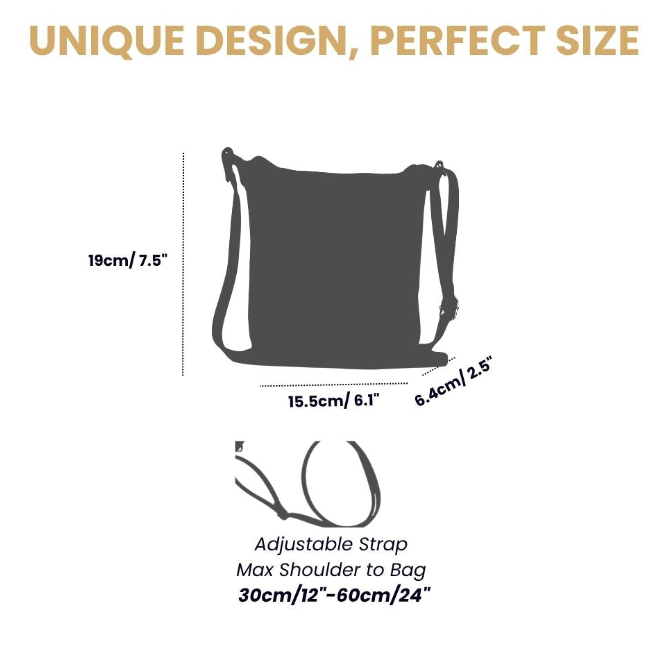 SLING-TFL-BL-ROUNDEL | TfL© Blue Roundel Sling Bag Purse Crossbody