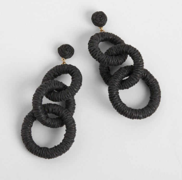Sloane Earrings - Black