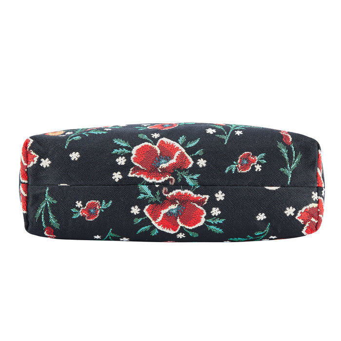 SLOU-FKPOP | Slouch Bag - Frida Kahlo Poppy Black