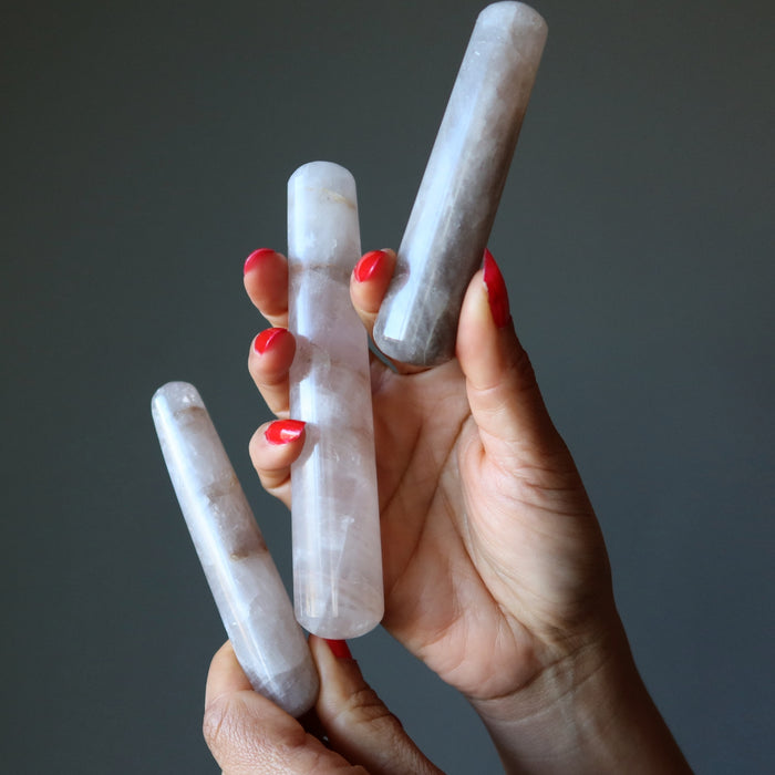Smoky Quartz Massage Wand No to Negativity Crystal