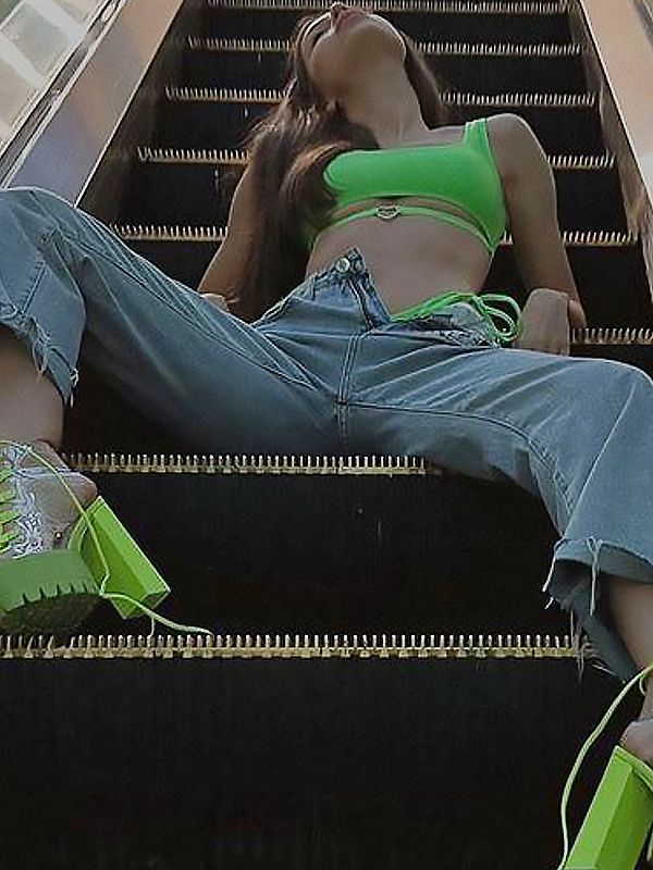 Solid Color Drawstring Bikini SetX ANECHKAANNN ⭐
