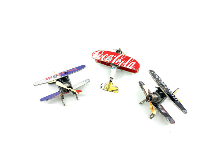Spark Plug Airplane Sculpture