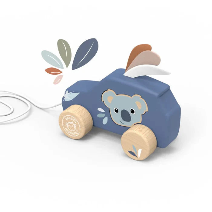Speedy Monkey Pull along Car