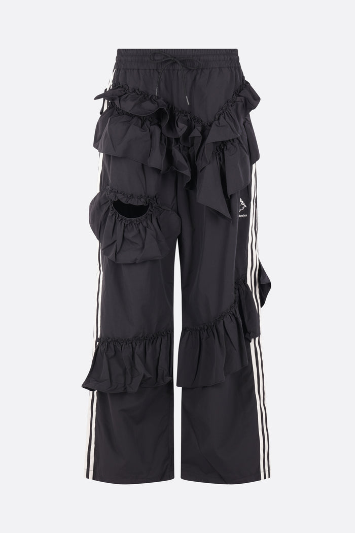 SR frill trousers in nylon