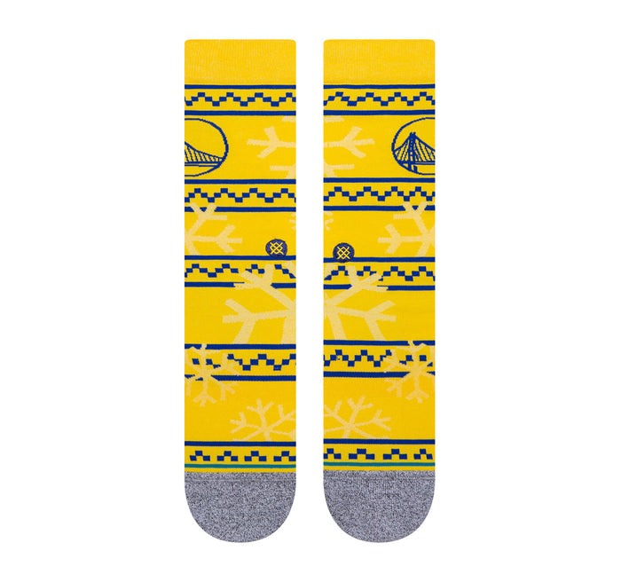 Stance Golden State Warriors Frosted 2 Crew Socks - On The EDGE