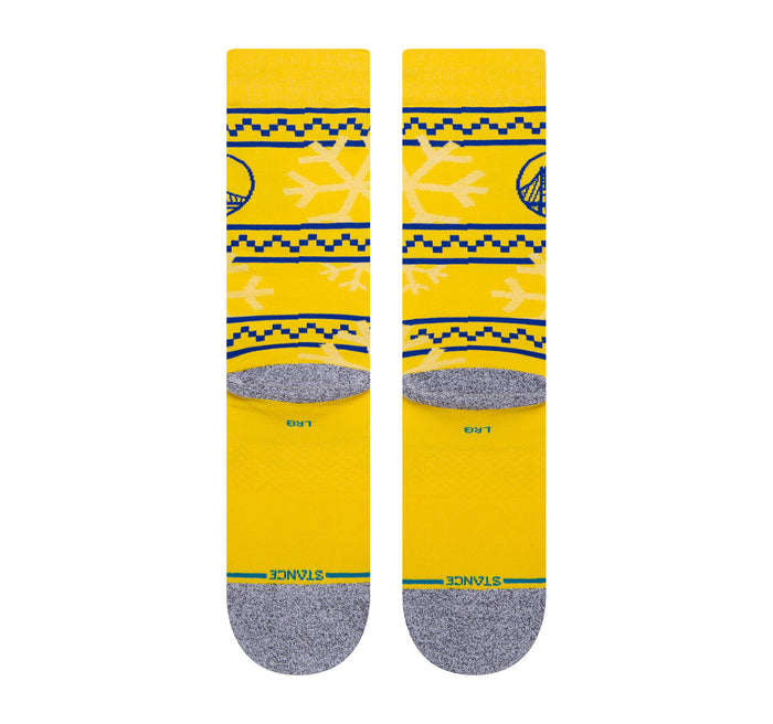 Stance Golden State Warriors Frosted 2 Crew Socks - On The EDGE