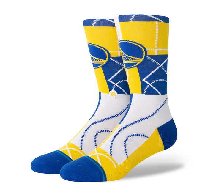 Stance Golden State Warriors Zone Crew Socks - On The EDGE