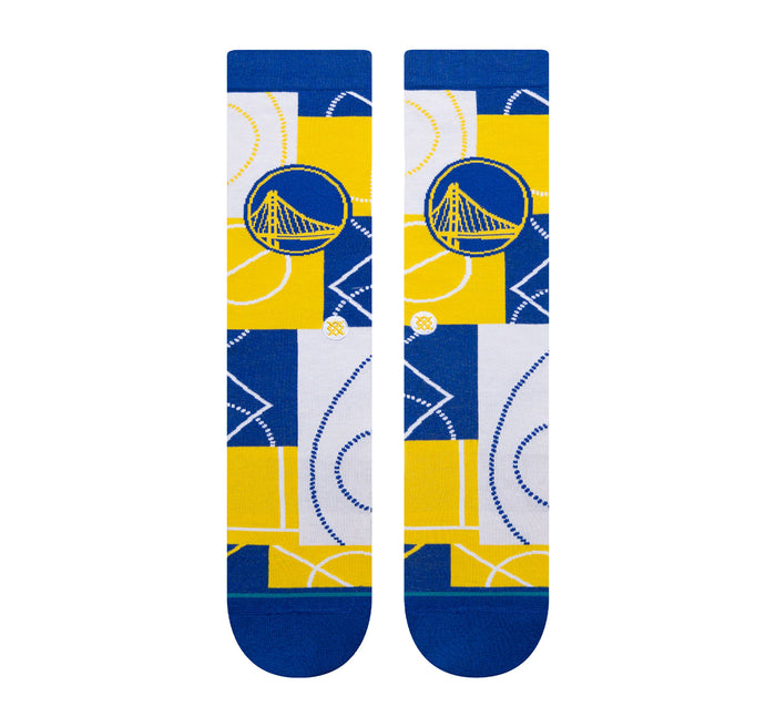 Stance Golden State Warriors Zone Crew Socks - On The EDGE