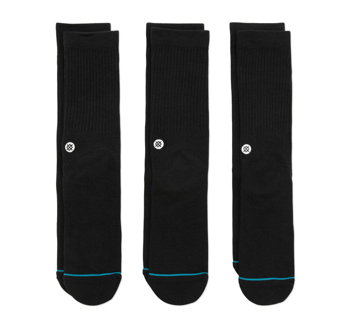 Stance Icon Crew Socks 3-Pack - On The EDGE