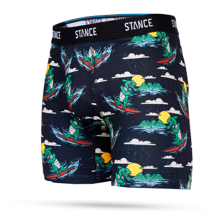 Stance Poly Boxer Brief Underwear - Later Gator (Black) by Stance