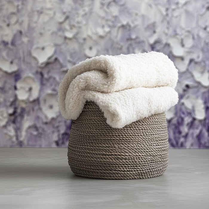 Striking Purple And Cream