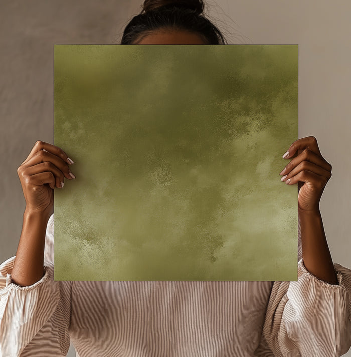 Structured Earthy Olive Green