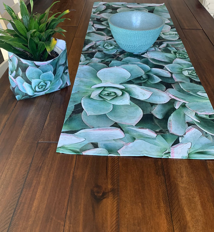 Succulent Table Runner