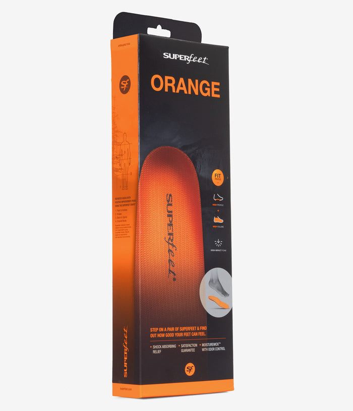 Superfeet All-Purpose High Impact Support Insoles (Orange) - Orange