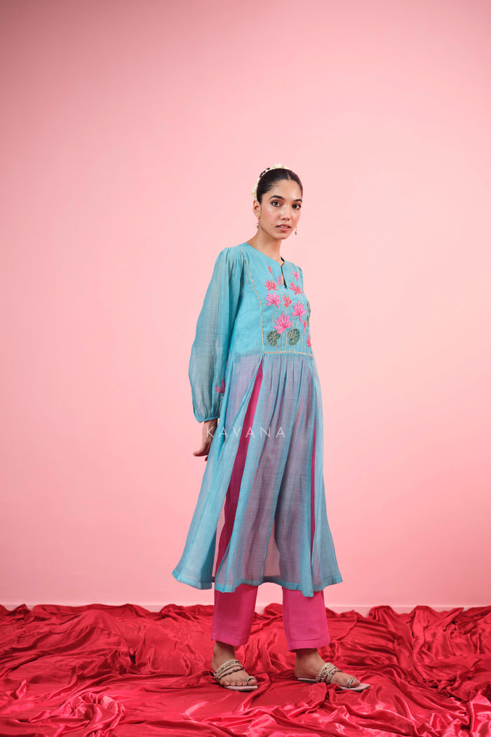 Taal Chanderi Kurta Set