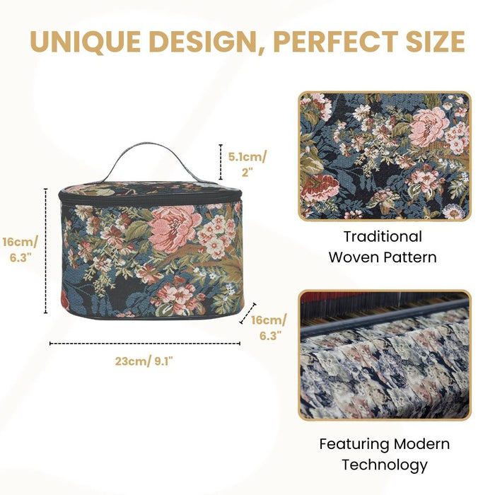 TOIL-PEO | PEONY TOILETRY VANITY TRAVEL BAG
